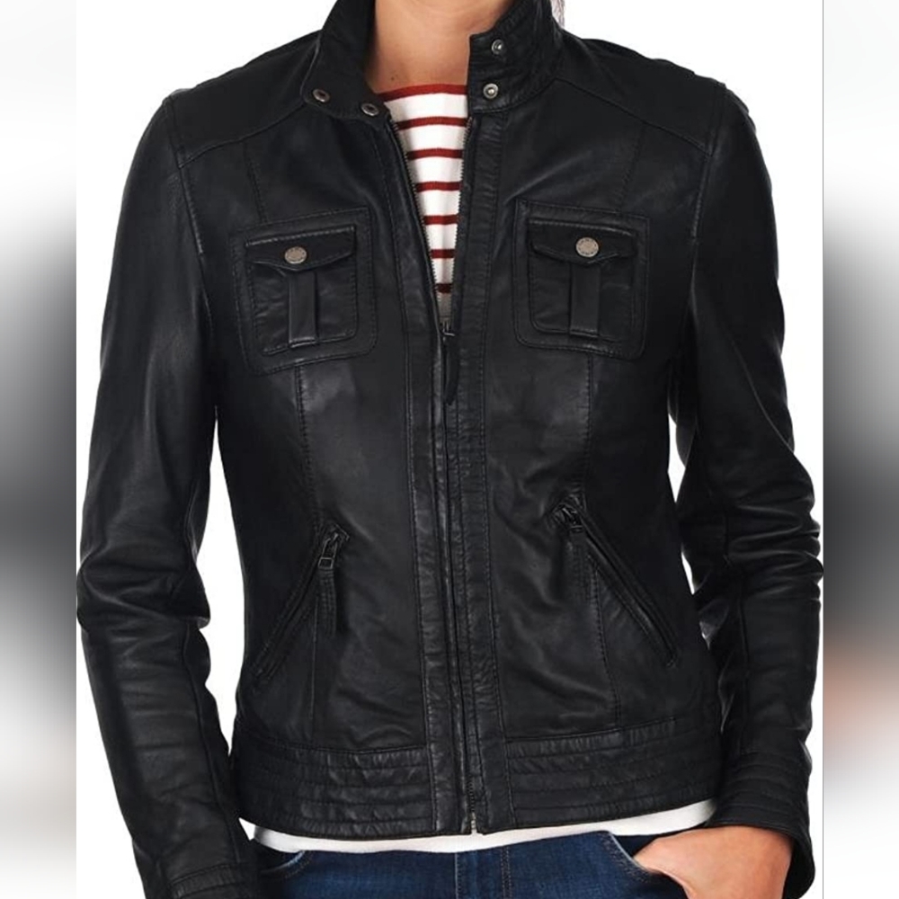 Max Studio leather jacket Size XS